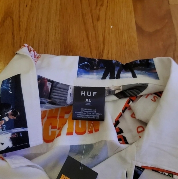 HUF x Pulp Fiction Woven Shirt - Picture 12 of 12
